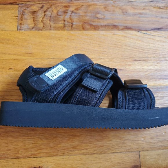 (NWT) Suicoke Kisee-V Black, scog-044v-black, Men's 7 / Women's 9 - Picture 3 of 8